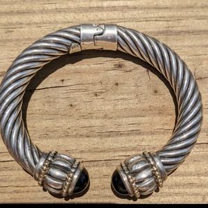Vintage BURDICK CO., H.W. Onyx cuff